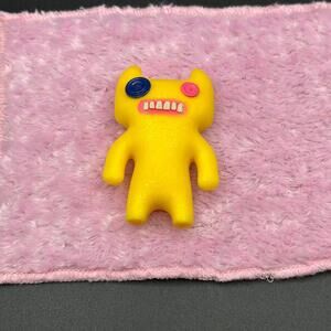 Fuggler Funny Ugly Monster Buttons Hard Vinyl Figure Mini Yellow Character
